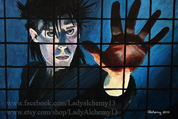 BAUHAUS バウハウス Limited 100 PETER MURPHY Peter Murphy Bauhaus Hunger Bela Undead Gothic Portrait Signed