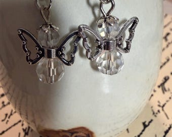 Christmas angel earrings