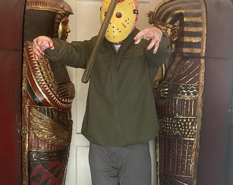 Life-Size Jason Voorhees Replica: Friday the 13th Part 3 Horror Movie Collectible Statue