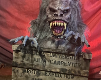Life-Size FLUFFY Creepshow Crate Beast Bust -Display Collectible NO BLOOD
