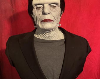 Glenn Strange Frankenstein Monster Life Size Bust Classic Horror Movie Collectible Sculpture Decoration