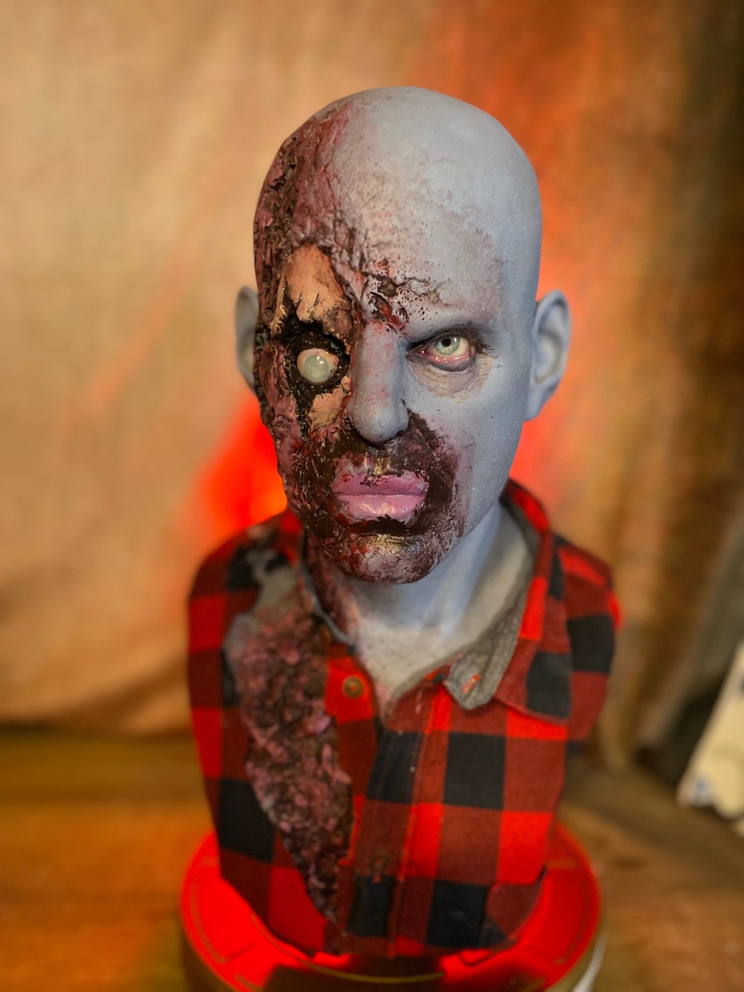 Dawn of the Dead 1978 Airport ( Plaid Shirt) Zombie - Etsy