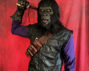 Planet of the Apes inspired Soldier Gorilla life size 1:1 figure 6ft IT TALKS