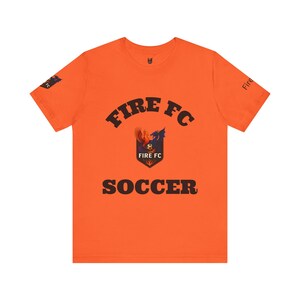 Fire FC Soccer Tee | Unisex Short Sleeve Shirt for Soccer Fans, Game Day Apparel, Sports Team Merch, Casual Wear, Gift for Players