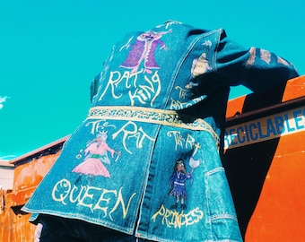 Giacca di jeans Rat King: taglia L