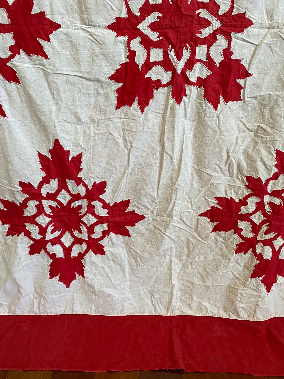 Antique Quilt Topper Tablecloth Bedspread Canadian Hawaiian Etsy