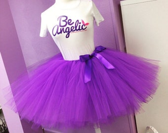 Tutu violet, Tutu nuptiale pour la taille jusqu’à 34 1/2 " idéal pour Halloween, Anniversaires, Danse et Bachelorette parties