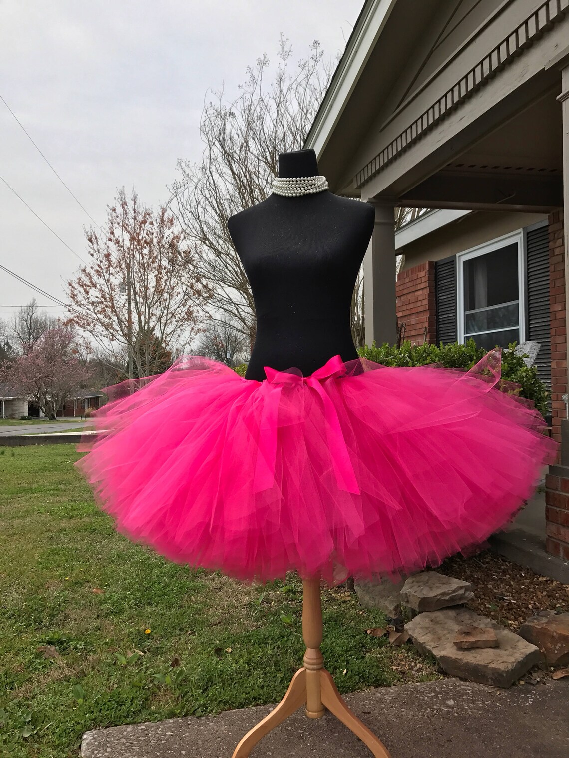Adult Women's Hot Pink Tutu main image 0