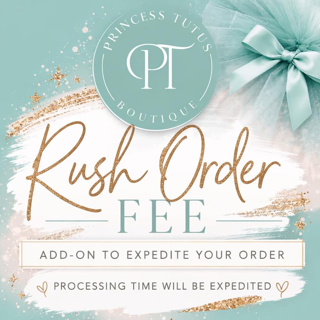 RUSH ORDER FEE - Etsy