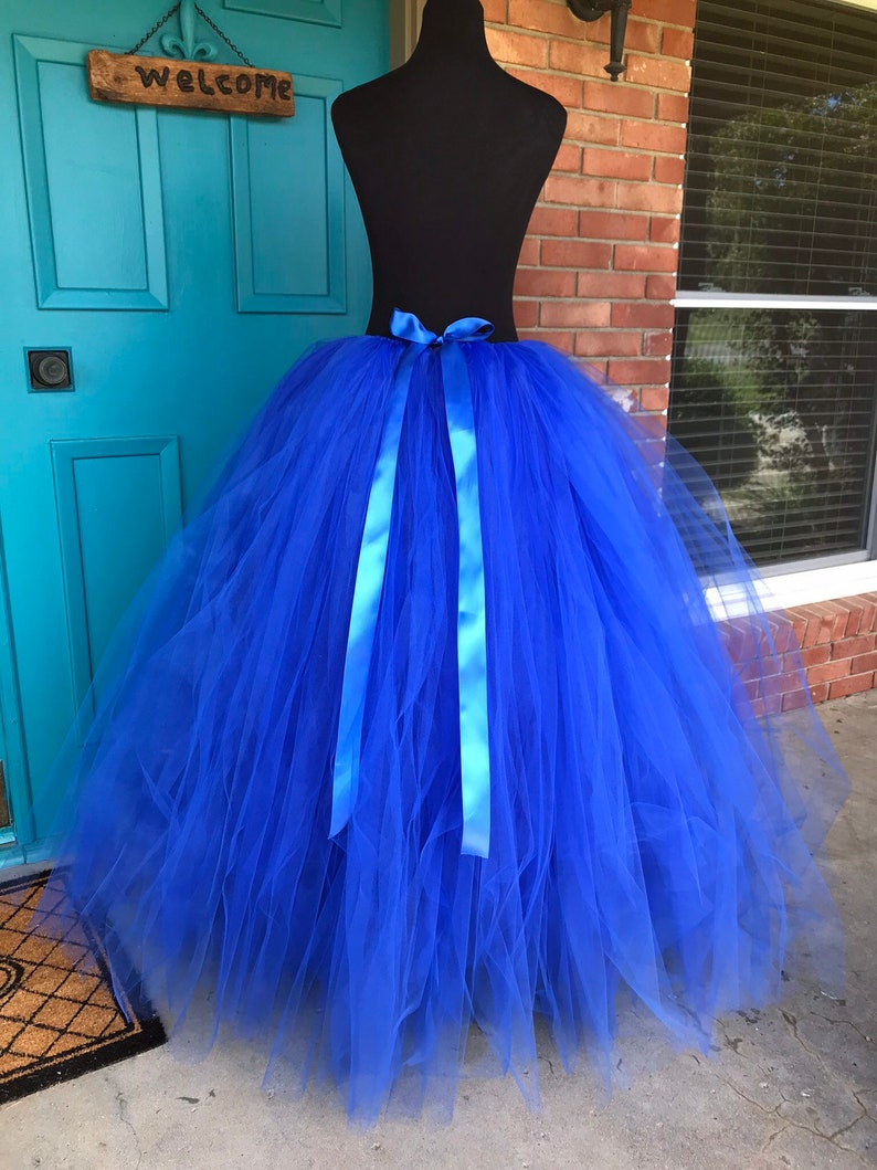 royal blue tutu skirt for adults