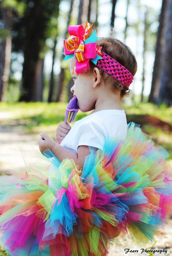 Newborn rainbow tutu sales