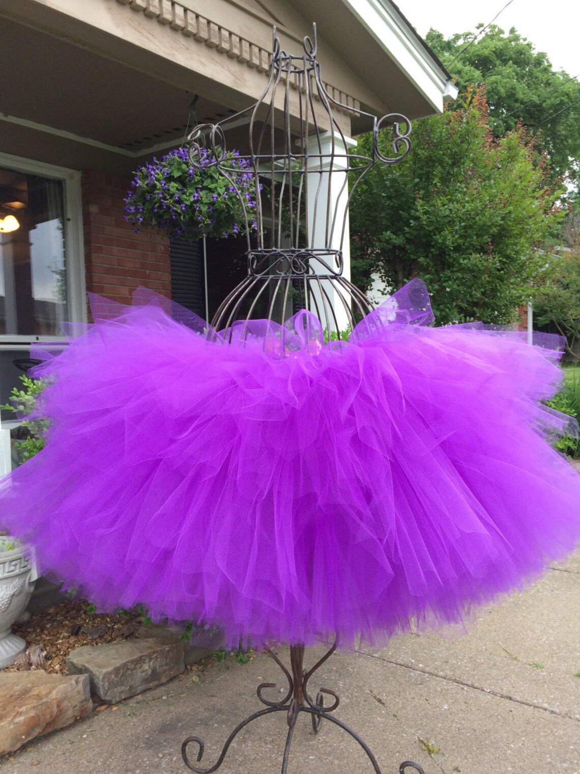 Purple Adult Tutu With Gold Ribbon Maternity Tutu Adult Tutu Etsy