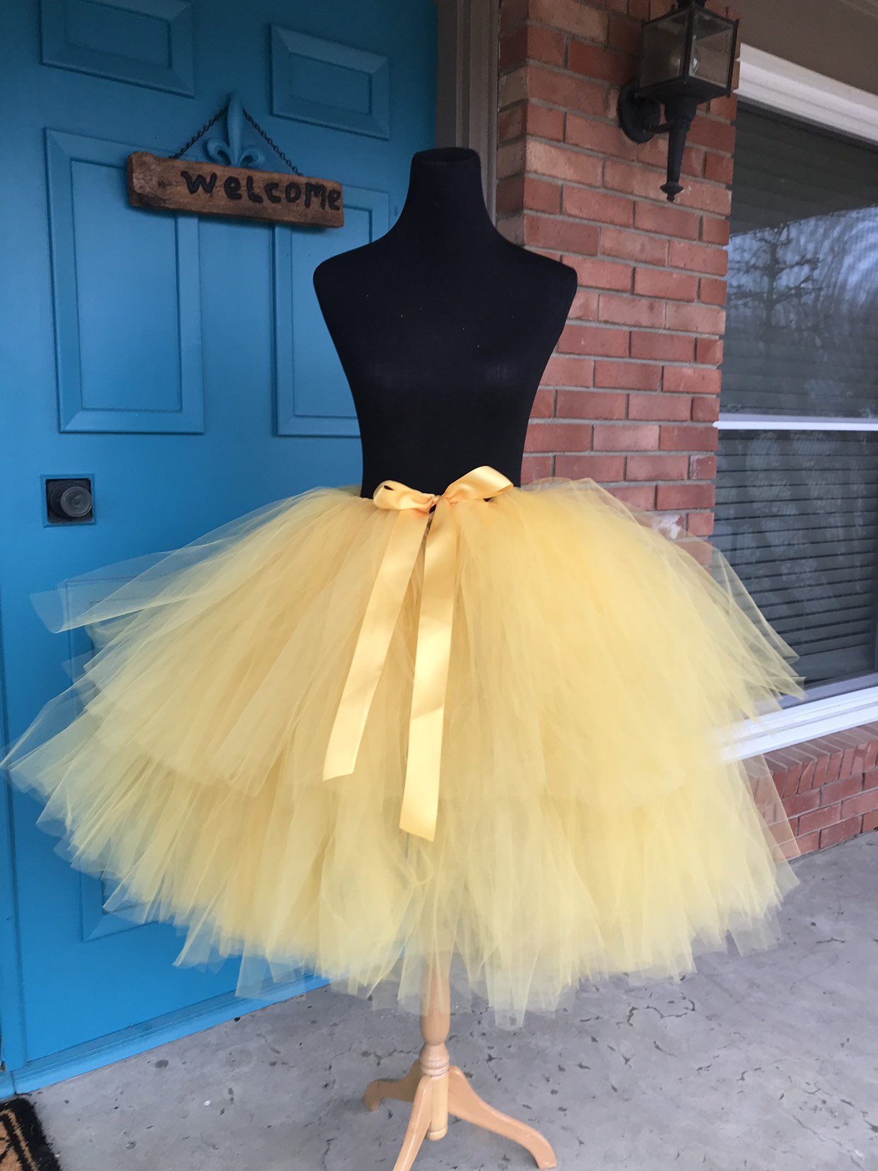 Solid Yellow Adult Tutu With a Yellow Ribbon for Waist up to 34 1 2 Great for Halloween Birthdays Dance and Bachelorette Parties Etsy Australia