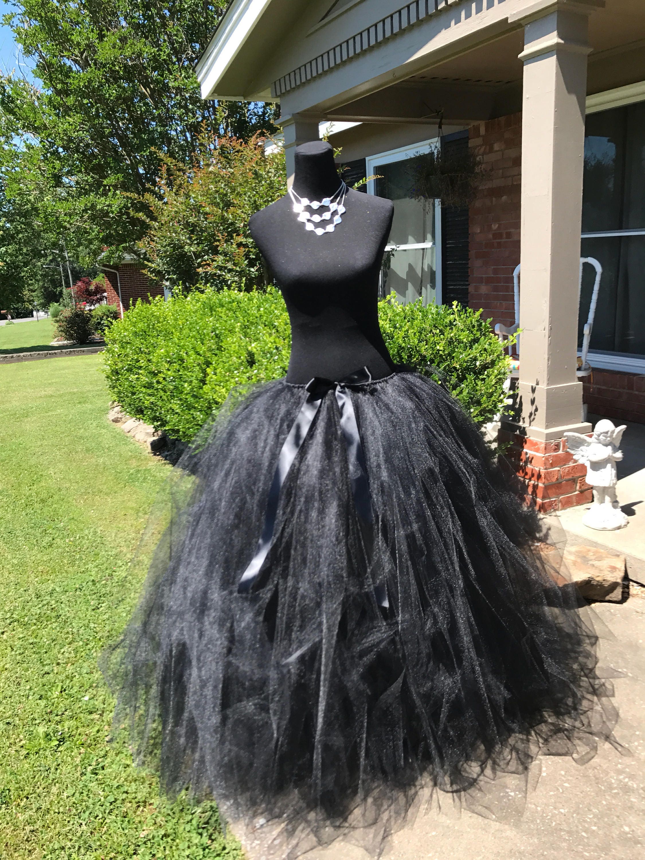 Solid Black Bridal Tutu Maternity Tutu Adult Tutu Skirt Etsy