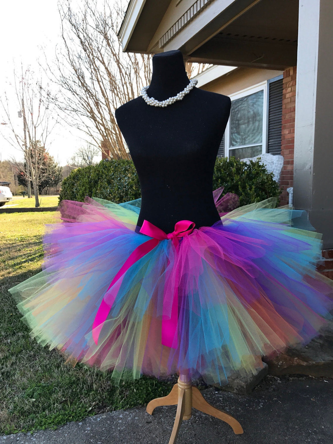 Adult Rainbow Glitz Tutu Adult Tutus Adult Rainbow Tutu Etsy