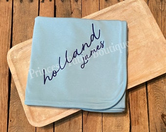 Personalized Baby Blanket, Custom Name, Baby Shower Gift