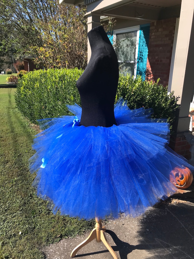 royal blue tutu skirt for adults