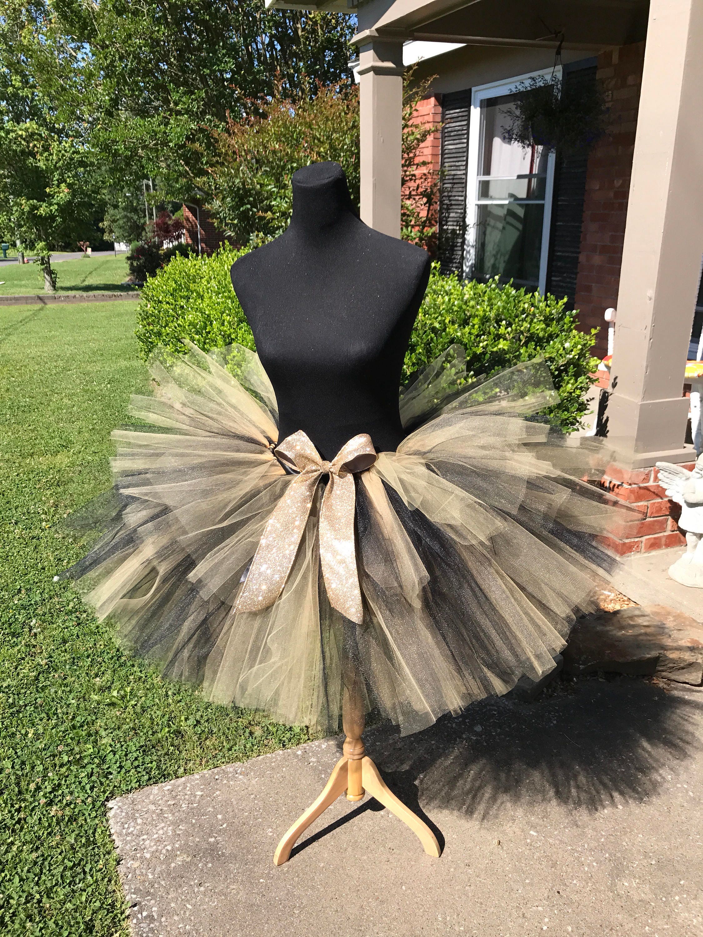 gold tutu for adults
