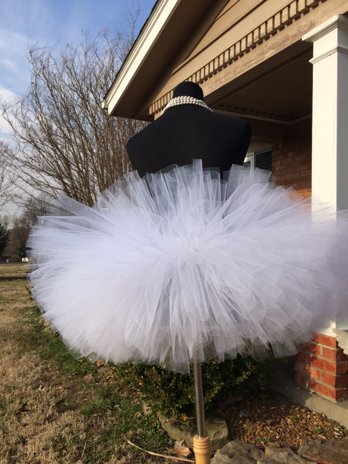 2t white tutu