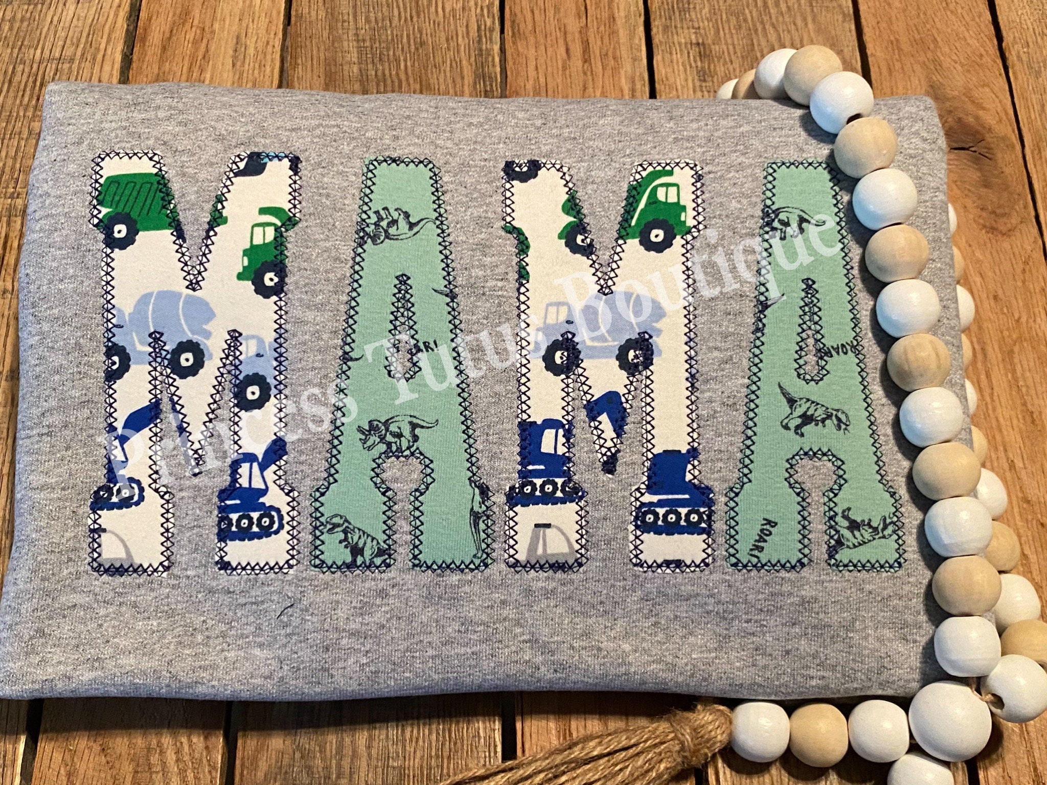 MAMA Keepsake Memory Sweatshirt – Custom Appliqué from Baby Clothes- Transform Baby Clothes into a MAMA Memory Sweatshirt