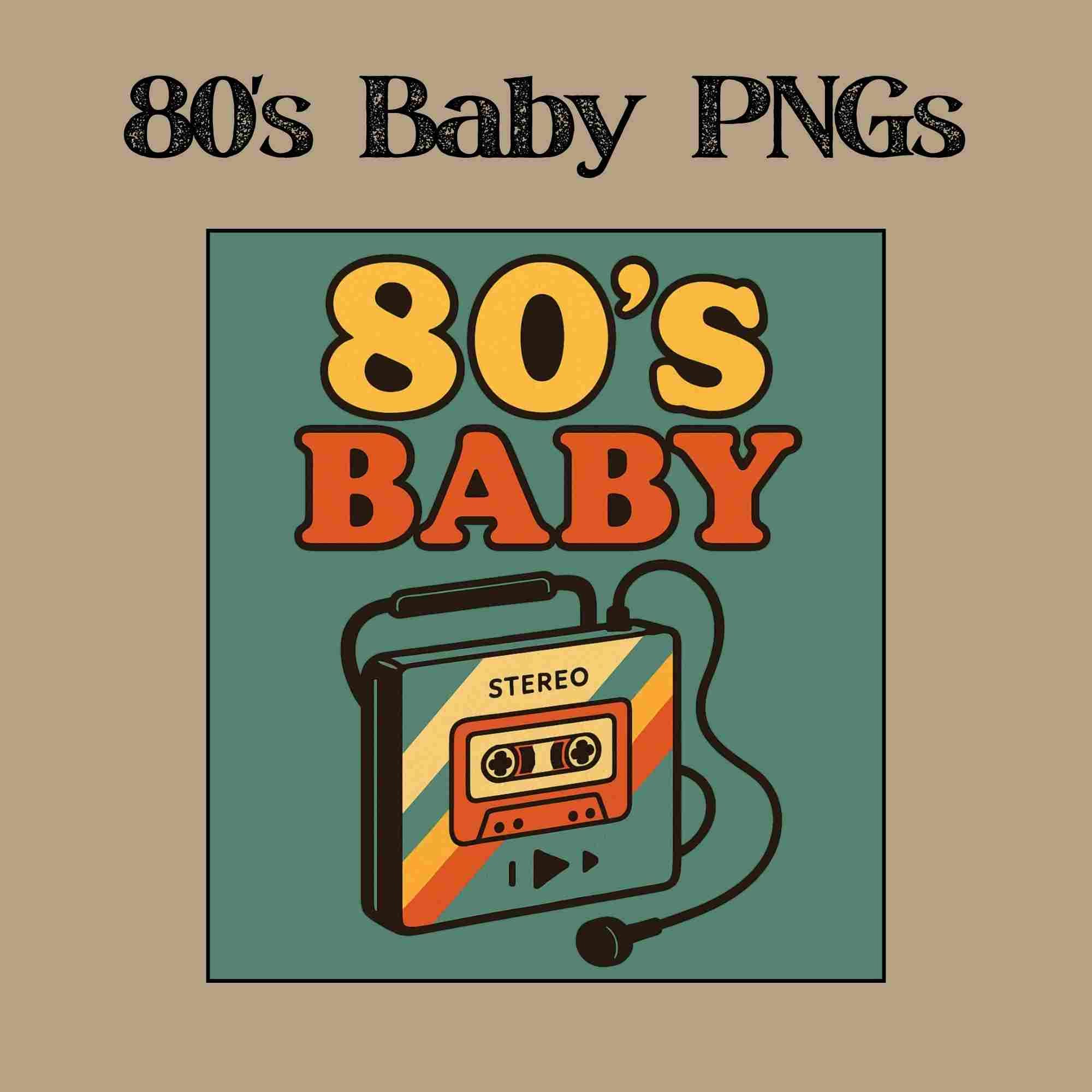 80s Retro PNG Bundle: Boombox & Cassette Designs (digital Download - Etsy