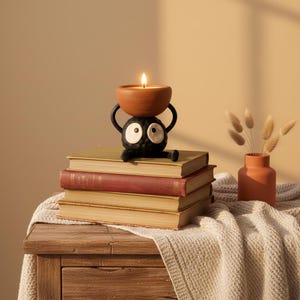 Bougeoir lutin de suie – Studio Ghibli Susuwatari Anime Decor image 3