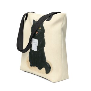 Louis Wain Cat Theme Gift cats Meow Black Cat Magic Home Sweet Home Tote bag image 6