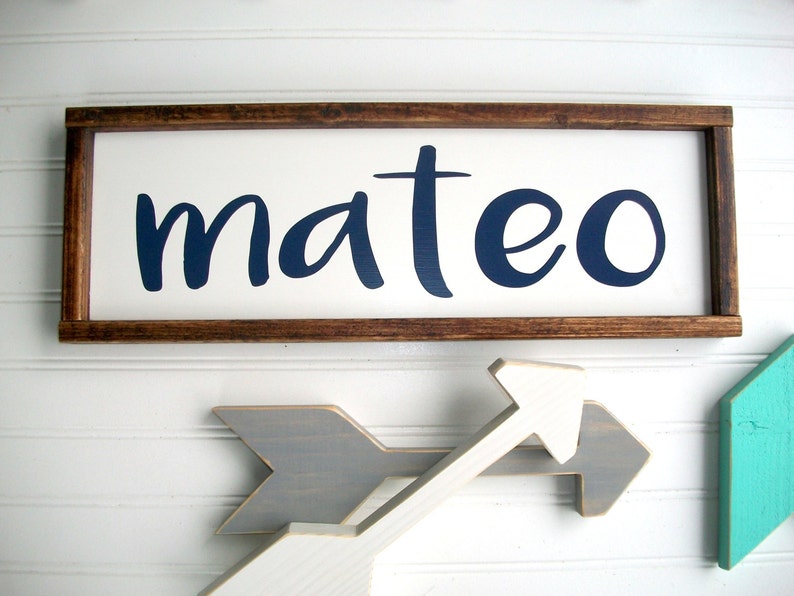 Custom Baby Name Sign . Baby Boy . Nursery Name Sign . Name Etsy