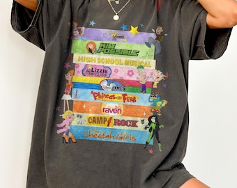 Vintage Disney Channel Movies Shirt, Phineas and Ferb Lizzie McGuire High School Musical Disney Channel Tee, WDW Disneyland Trip Shirt