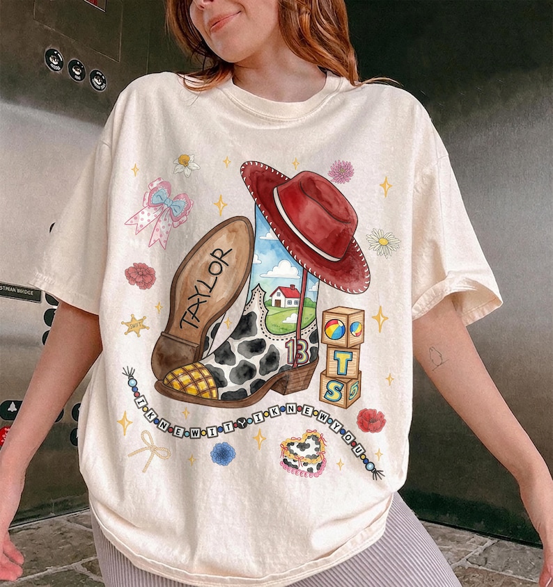 Vintage I Knew It I Knew You Comfort Colors Shirt, Disney Toy Story 5 Friendship Shirt, Woody Buzz Tee, Disneyland Toy Story Family Tee bild 1