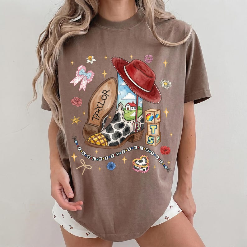 Vintage I Knew It I Knew You Comfort Colors Shirt, Disney Toy Story 5 Friendship Shirt, Woody Buzz Tee, Disneyland Toy Story Family Tee bild 10