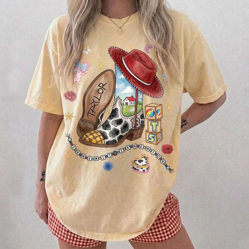 Vintage I Knew It I Knew You Comfort Colors Shirt, Disney Toy Story 5 Friendship Shirt, Woody Buzz Tee, Disneyland Toy Story Family Tee bild 5