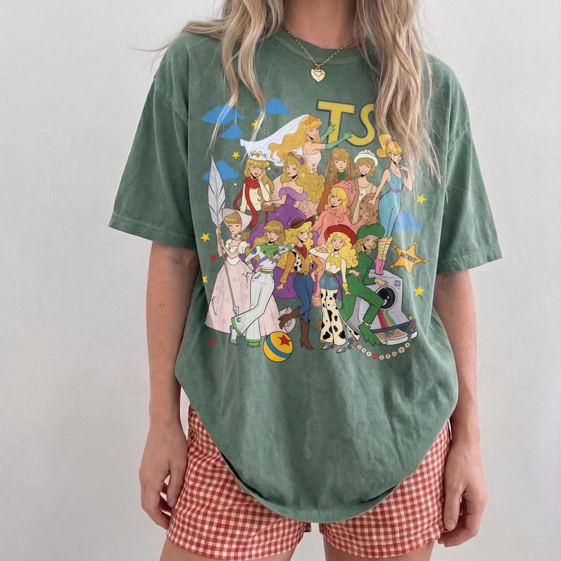 Vintage Tay Story Comfort Colors Shirt, Toy Story 5 Shirt, TS, Disneyland Family Vacation 2026 Trip, Disney Pixar Tee, Jessie Woodie Shirt image 10