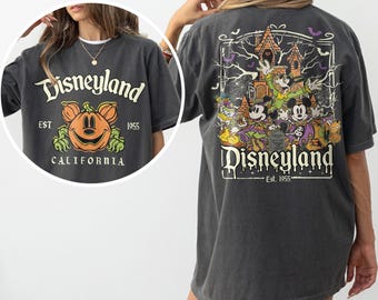Vintage Disneyland Est. 1955 Halloween Shirt, Retro Disneyland Halloween Tee, Oogie Boogie Bash Shirt, Mickey's Not So Scary Party Shirt