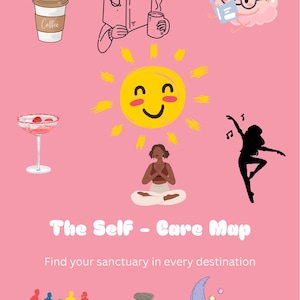 Self-Care Map: Digital Mindfulness Guide (PDF Download)