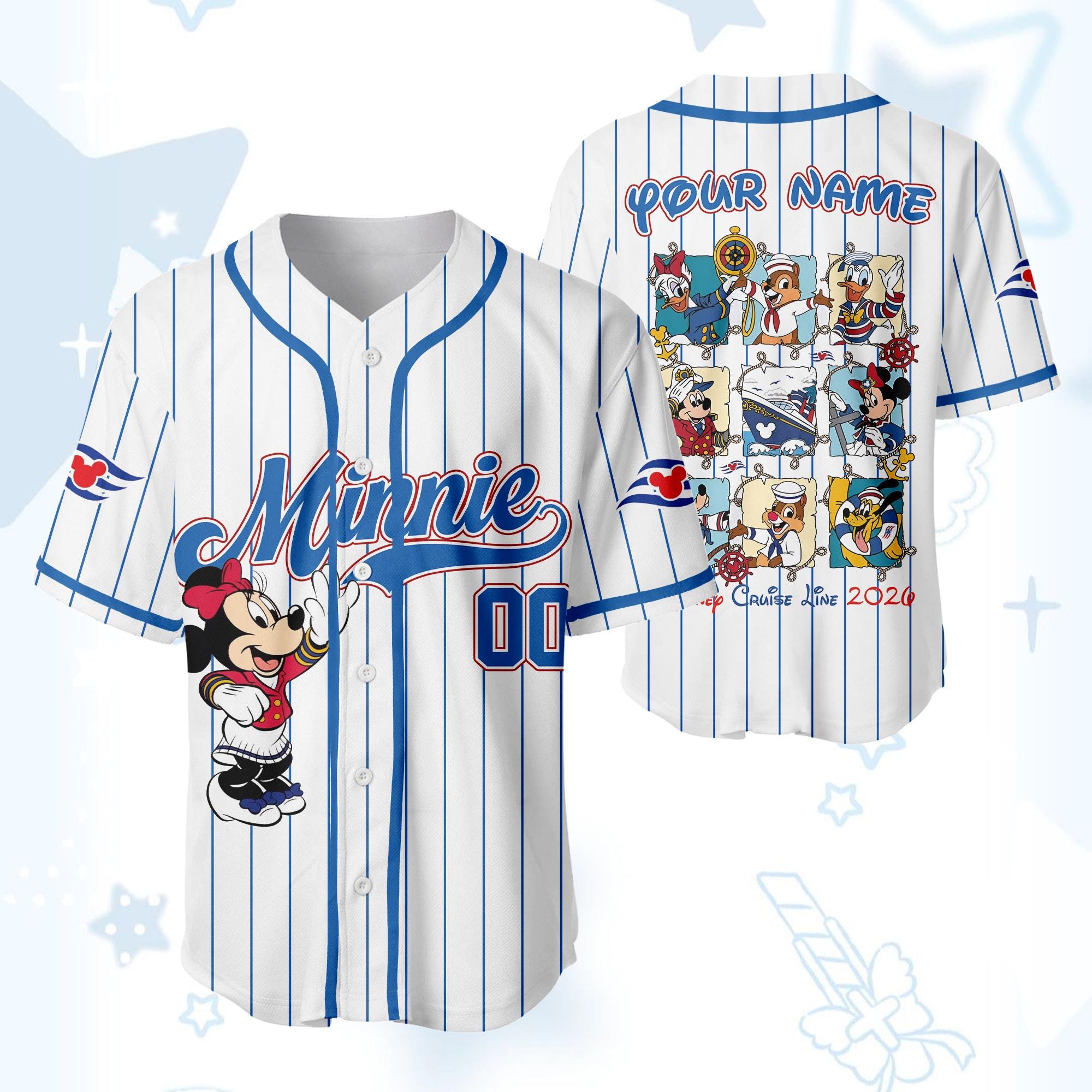 Discover Disney Cruise Minnie Baseball Jersey, Mickey And Friends Minnie Cruise Trip Jersey, Custom Disney Cruise Shirt, Fantasy Cruise Jersey