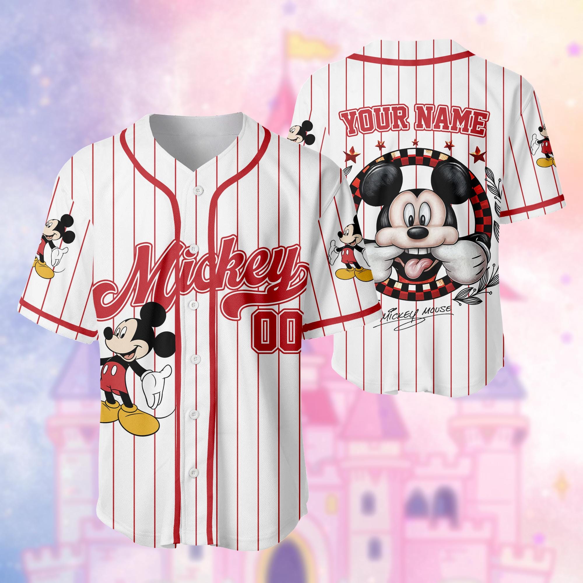 Discover Custom Disney Minnie Mouse Baseball Jersey, Disney Minnie Mouse Jersey
