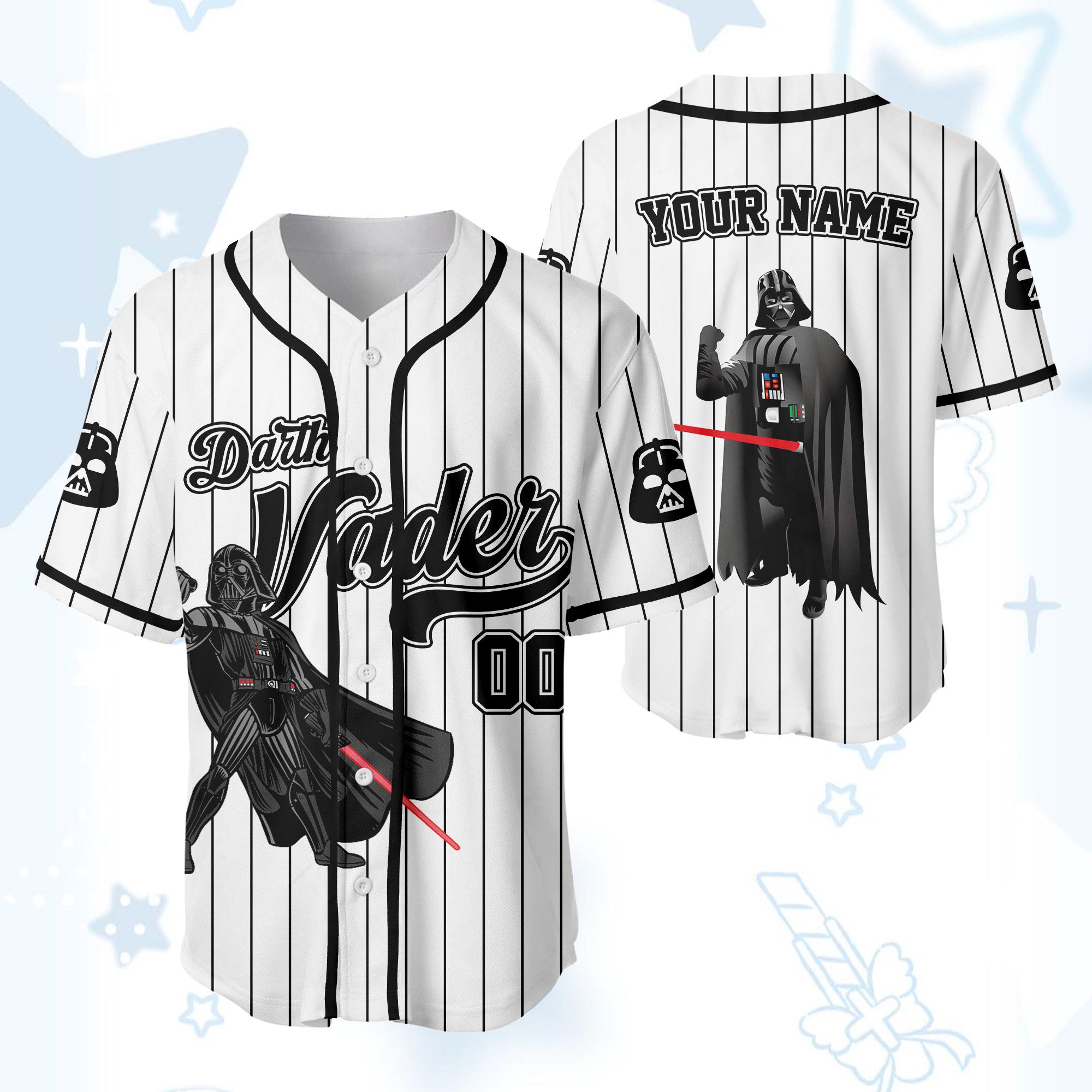 Discover Personalized Darth Vader Baseball Jersey, Custom Star Wars Shirt