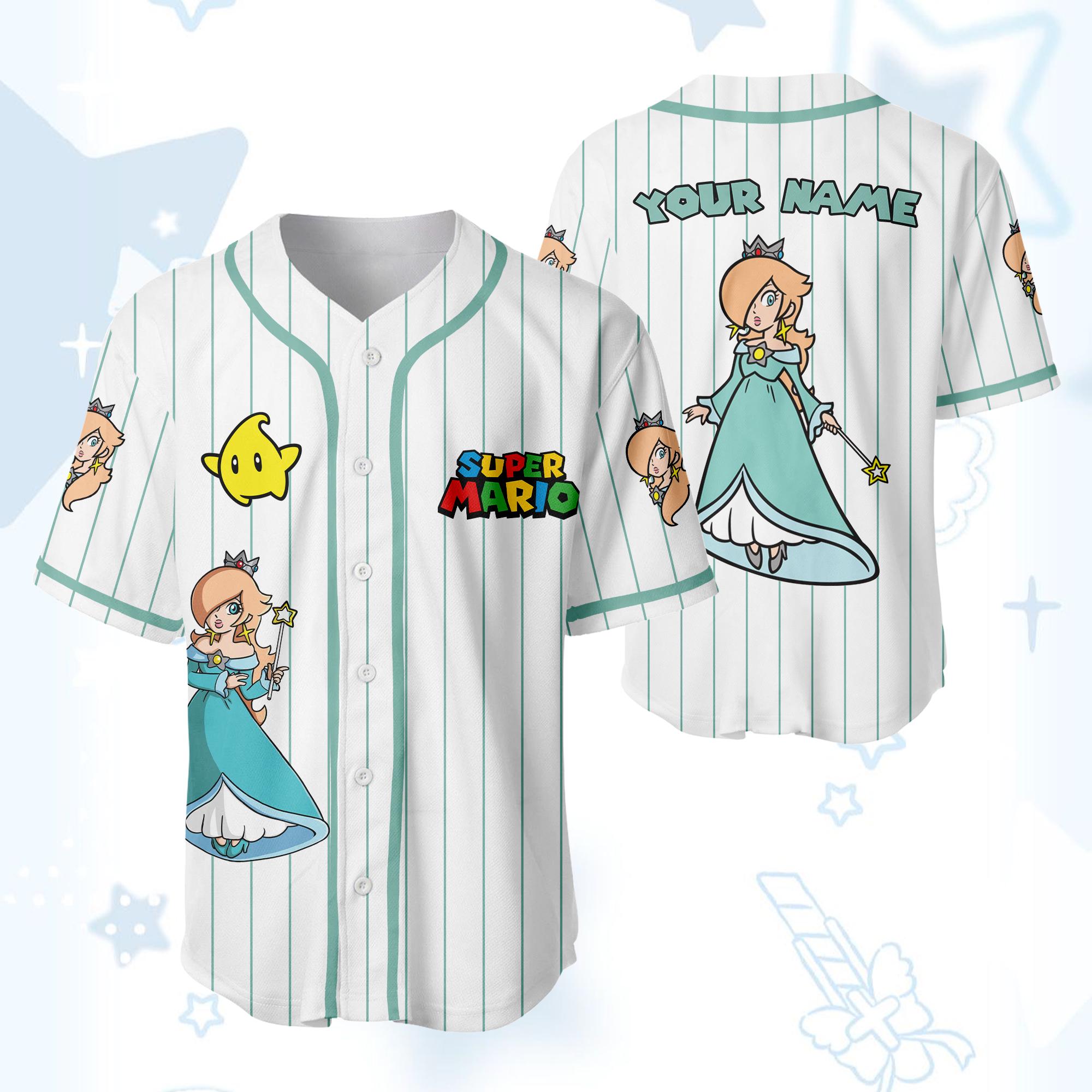 Discover Custom Rosalina Baseball Jersey, Super Mario Nintendo Shirt, Princess Rosalina Kids Tee, Mario Theme Universall Studios Outfit