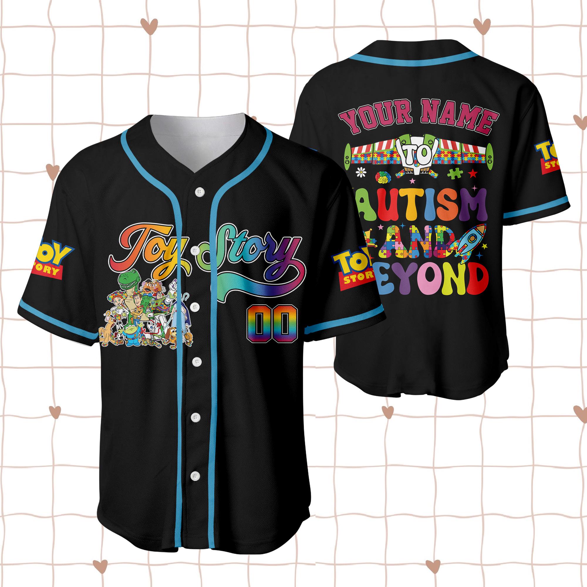 Discover Toy Story Autism Awareness Jersey, To Autism And Beyond Sweater, Buzz & Woody Autism Tee, Inclusion Sweatshirt, Its Ok To Be Different Shirt