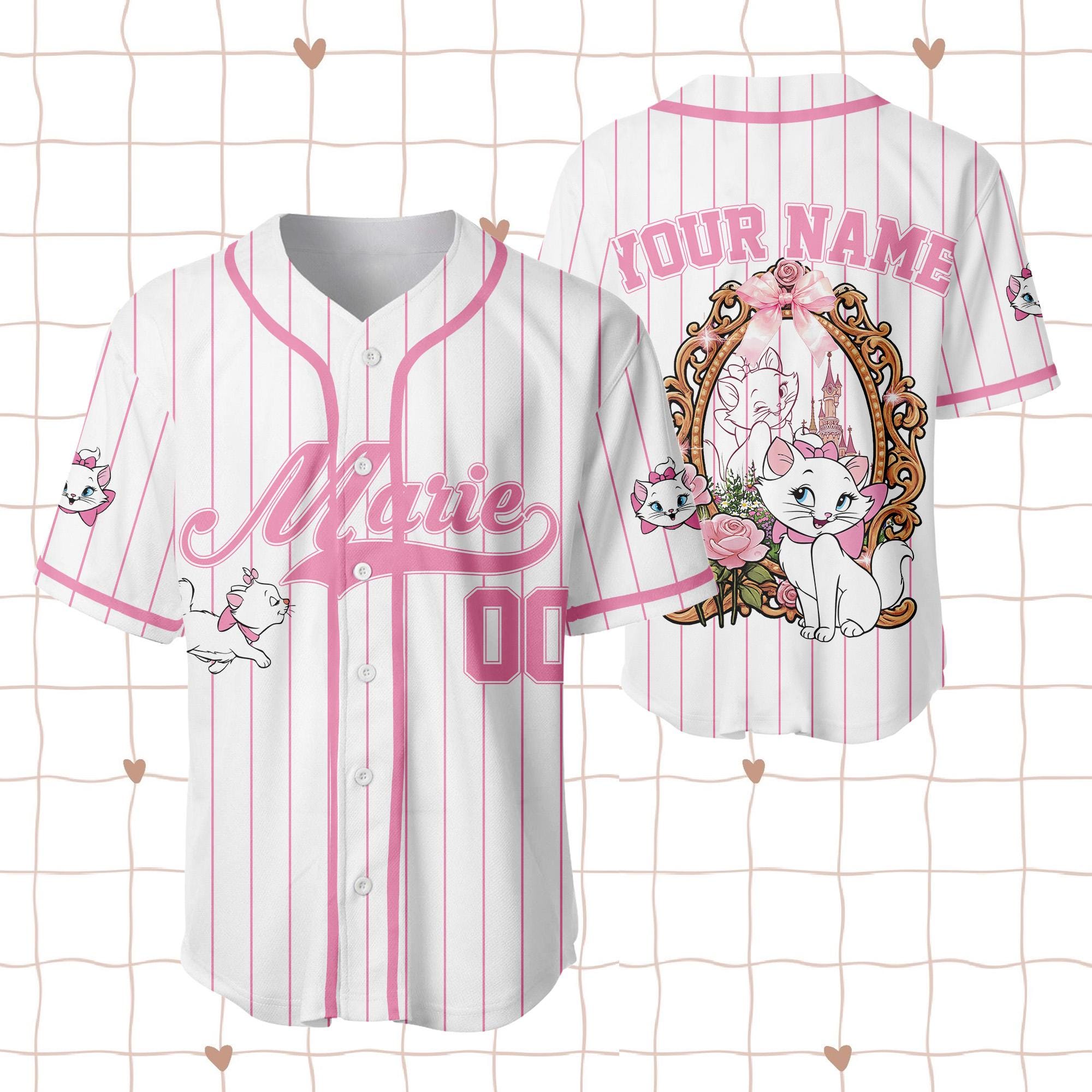 Discover Disney The Aristocats Baseball Jersey, The Aristocats Team Shirt, Marie Cat Thomas Duchess Jersey, Disney The Aristocats Kids Shirt