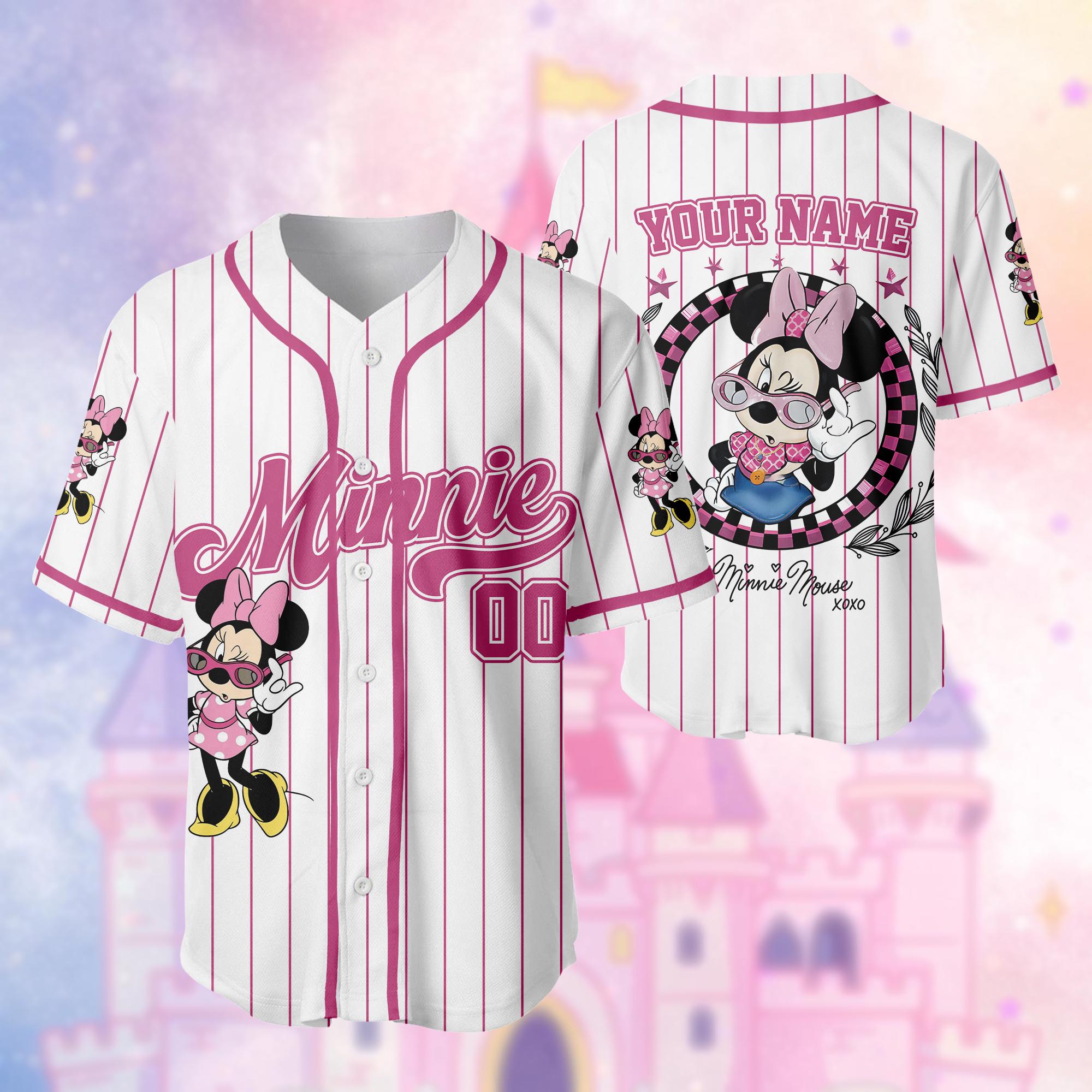 Discover Personalized Disney Mickey Baseball Jersey, Custom Kid Youth Adult Disney Shirt