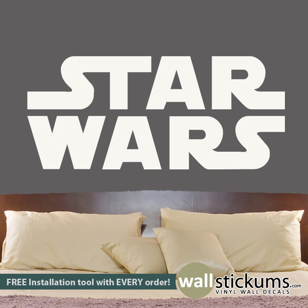 Star Wars Wall Decal - Bedroom Wall Decor - Vinyl Wall Art Decal - Kids ...