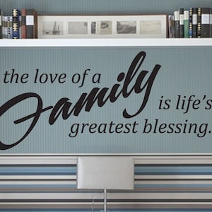 Family Wall Decal Quote - Family Wall Decor - Living Room Wall Decal - WD0171