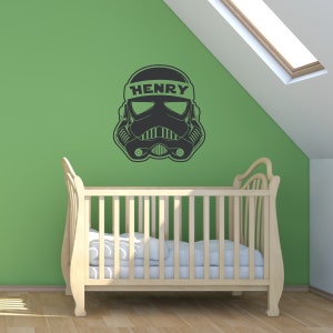 Star Wars Wall Decal - Personalized Name  - Vinyl Sticker Boys Bedroom Wall Decor - Kids Decor - WD0416