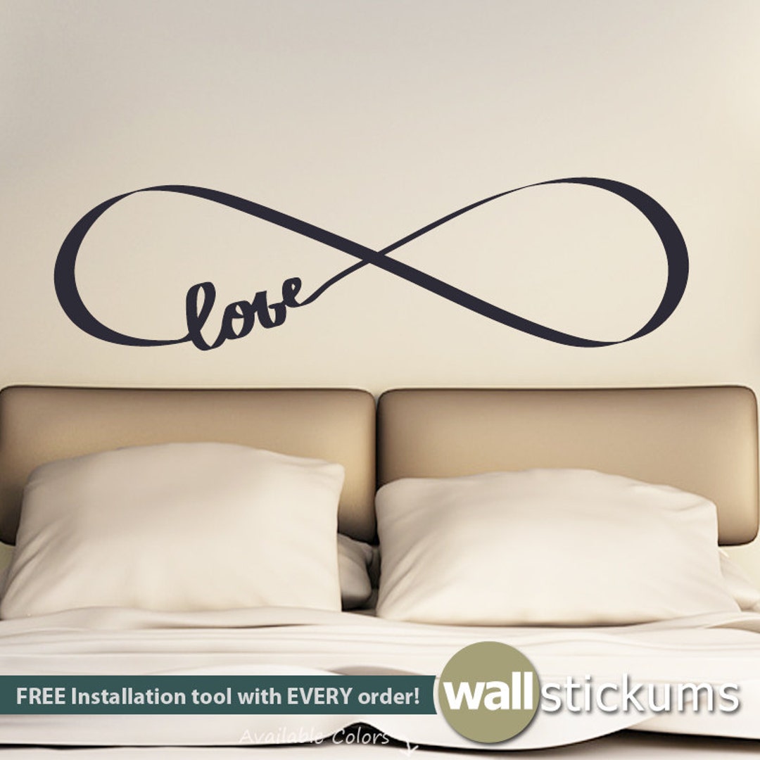 Wall Decal - Love Infinity Symbol Anniversary, Wedding, Romance ...