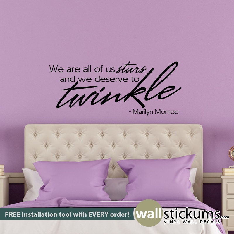Marilyn Monroe Wall Quote Etsy