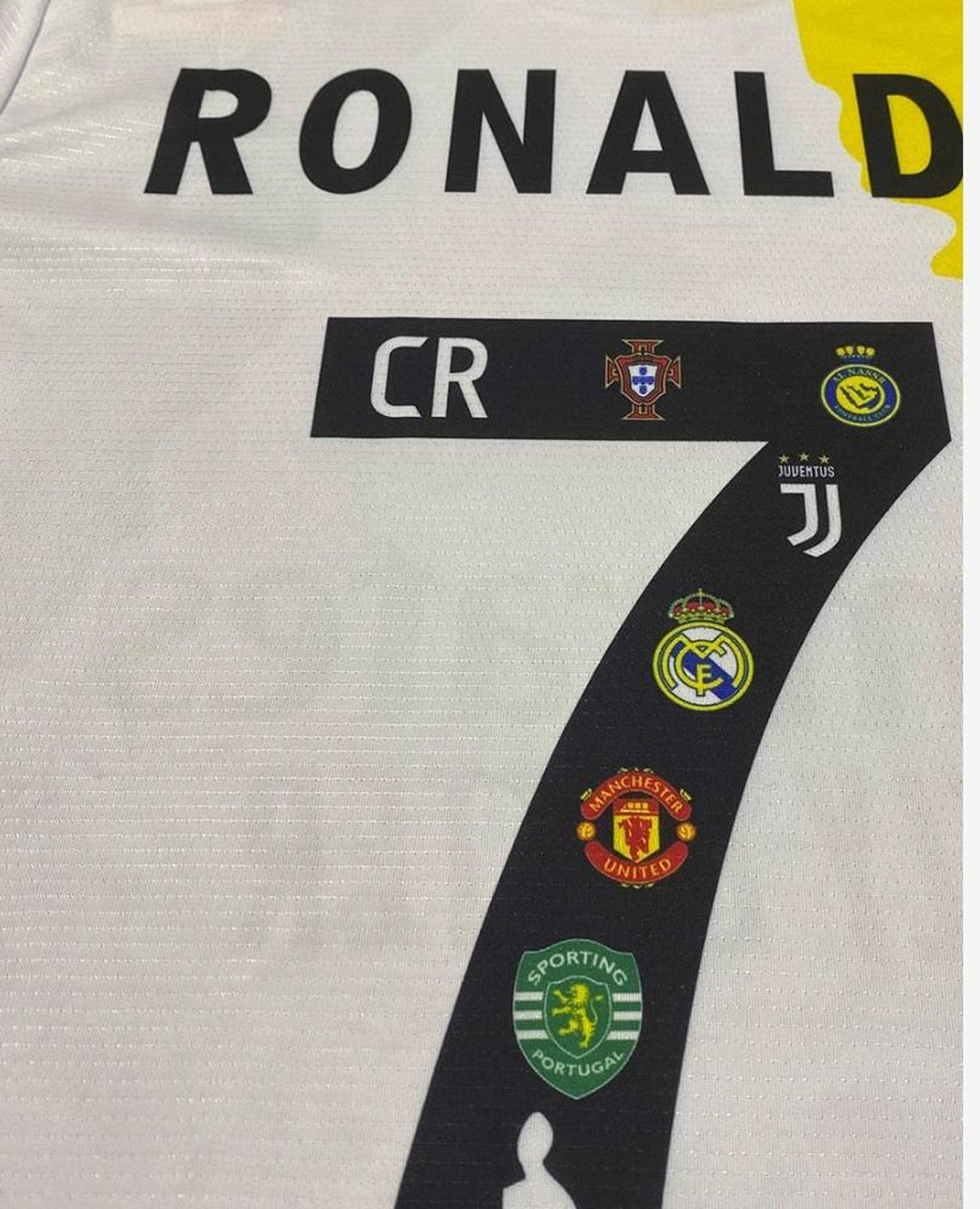 Ronaldo Juliste Cristiano Ronaldo All Time Career Custom Jersy. Real Madrid, Juventus ...