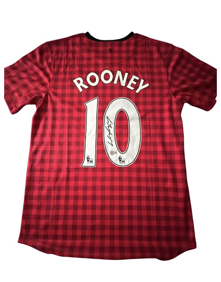 Wayne Rooney Signed Shirt With Beckett Certificate