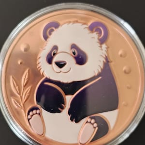 Copper Panda Coin Round Gift of Many Occasions to Brighten Your Collection of Bank Backed Bullion